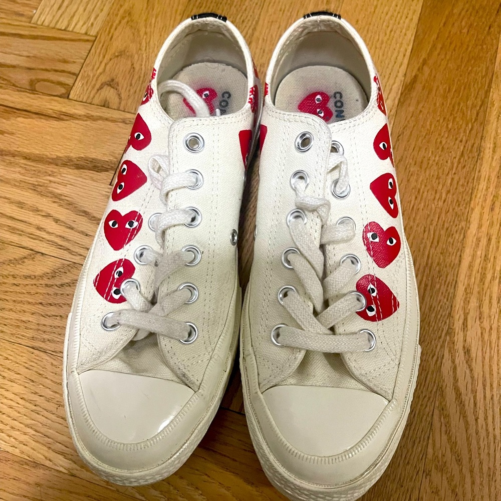 Comme des garcons x chuck taylor sneakers- only worn a few times!